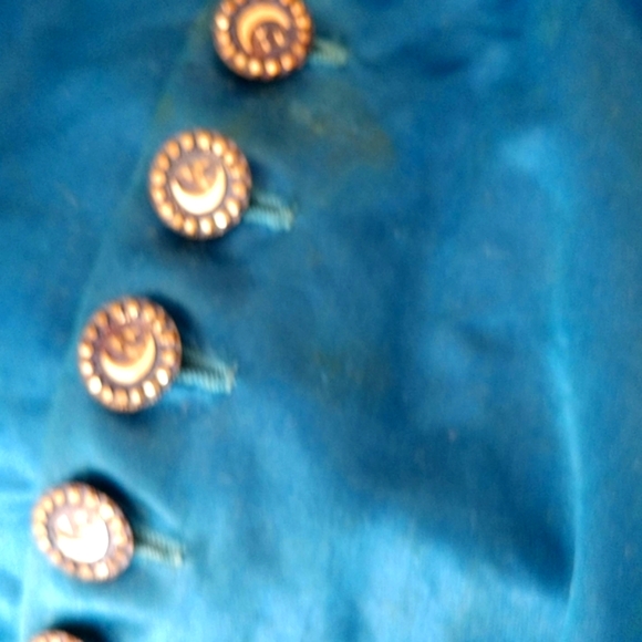 #9 True VICTORIAN Child's SILK SATIN BODICE / JACKET w Original MoonStar Buttons - Picture 11 of 16